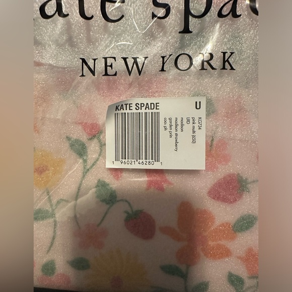 Kate Spade Madison Strawberry Garden Printed Medium Satchel, Pink Multi - Picture 13 of 14